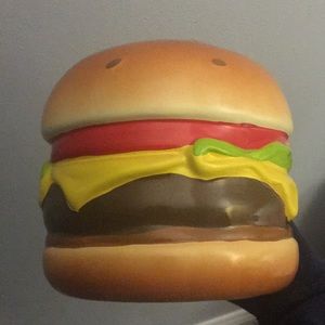 hamburger piggy bank